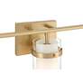 5_Possini Euro Lucia 22" Wide Soft Gold 3-Light Bath Light more views