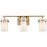6_Possini Euro Lucia 22" Wide Soft Gold 3-Light Bath Light more views