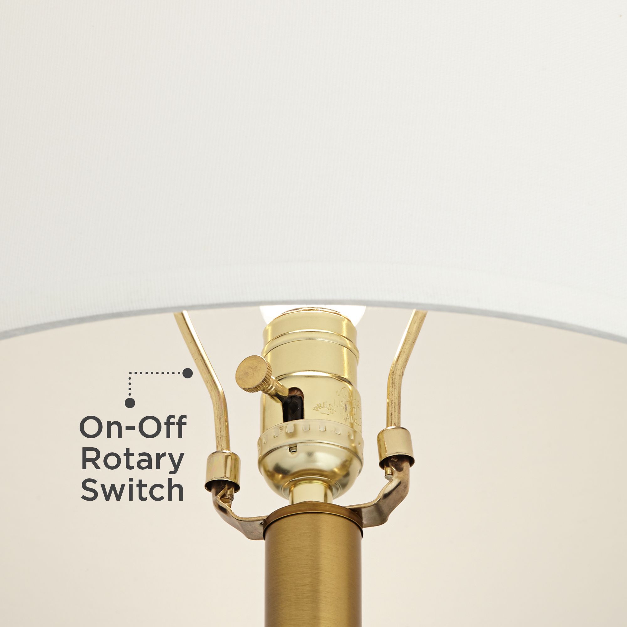 Image 5 Possini Euro Lucinda 30" Mid-Century White Modern Table Lamp more views