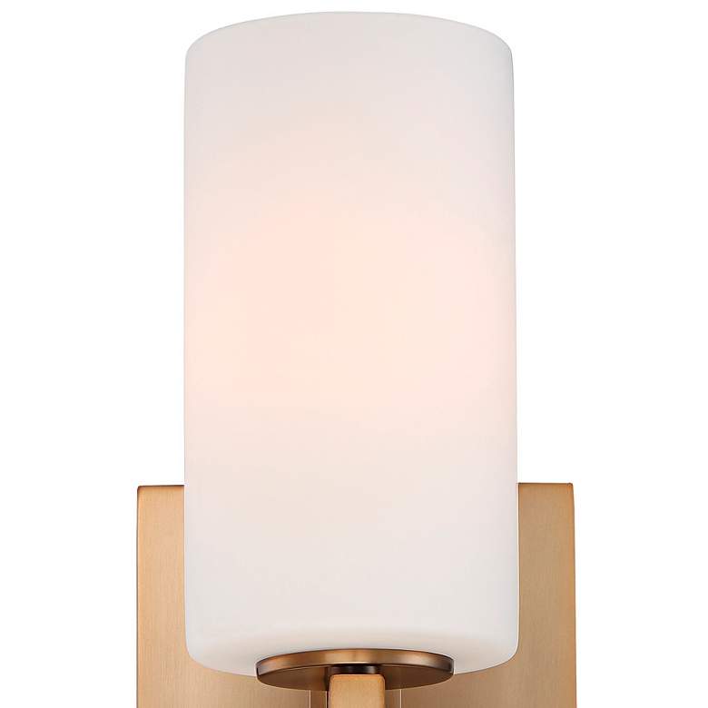 Image 4 Possini Euro Ludlow 14" High Burnished Brass Wall Sconce Set of 2 more views