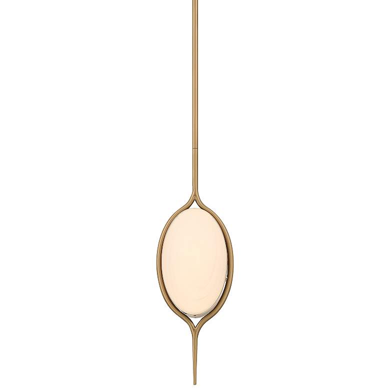 Image 2 Possini Euro Ludmila 5 3/4" Wide Matte Bronze LED Mini Pendant Light