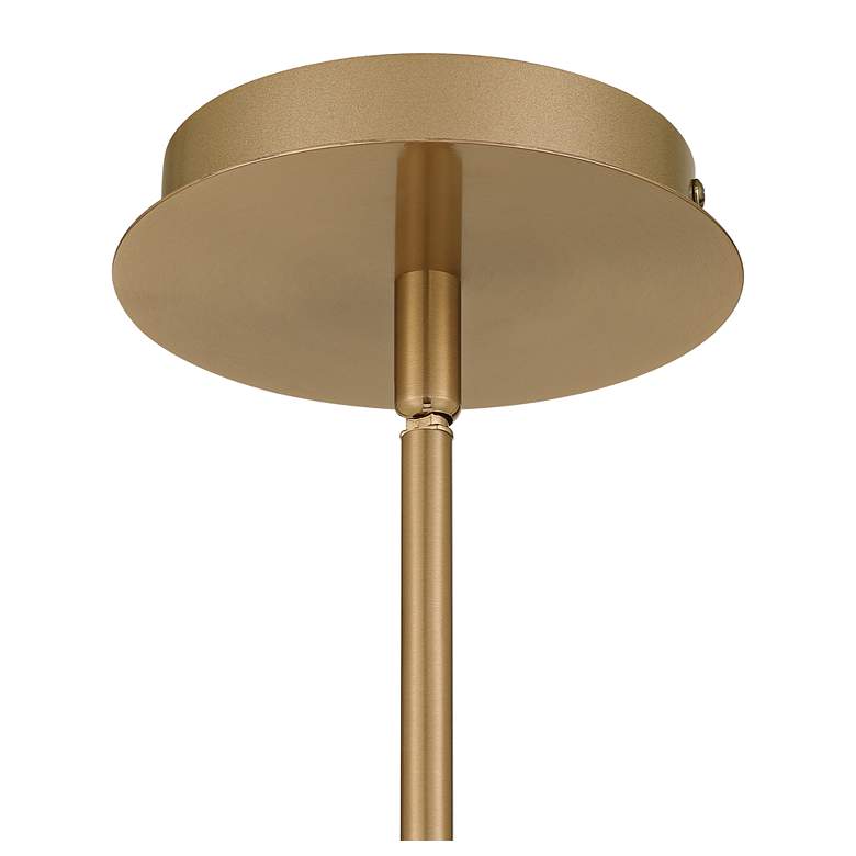 Image 6 Possini Euro Ludmila 5 3/4" Wide Matte Bronze LED Mini Pendant Light more views