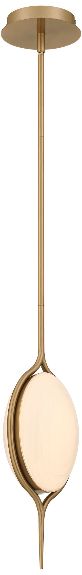 Image 7 Possini Euro Ludmila 5 3/4" Wide Matte Bronze LED Mini Pendant Light more views