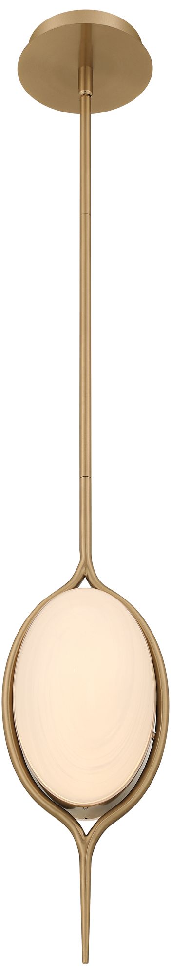 Possini Euro Ludmila 5 3/4" Wide Matte Bronze LED Mini Pendant Light