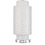 6_Possini Euro Luisa 28" High Modern Dimpled White Ceramic Table Lamp more views