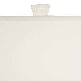 Image3 of Possini Euro Luke 30" Mid-Century White Modern Table Lamp more views