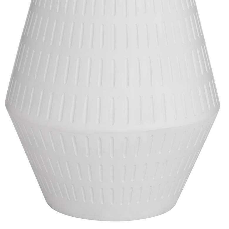 Image 6 Possini Euro Luke 30" Mid-Century White Modern Table Lamp more views