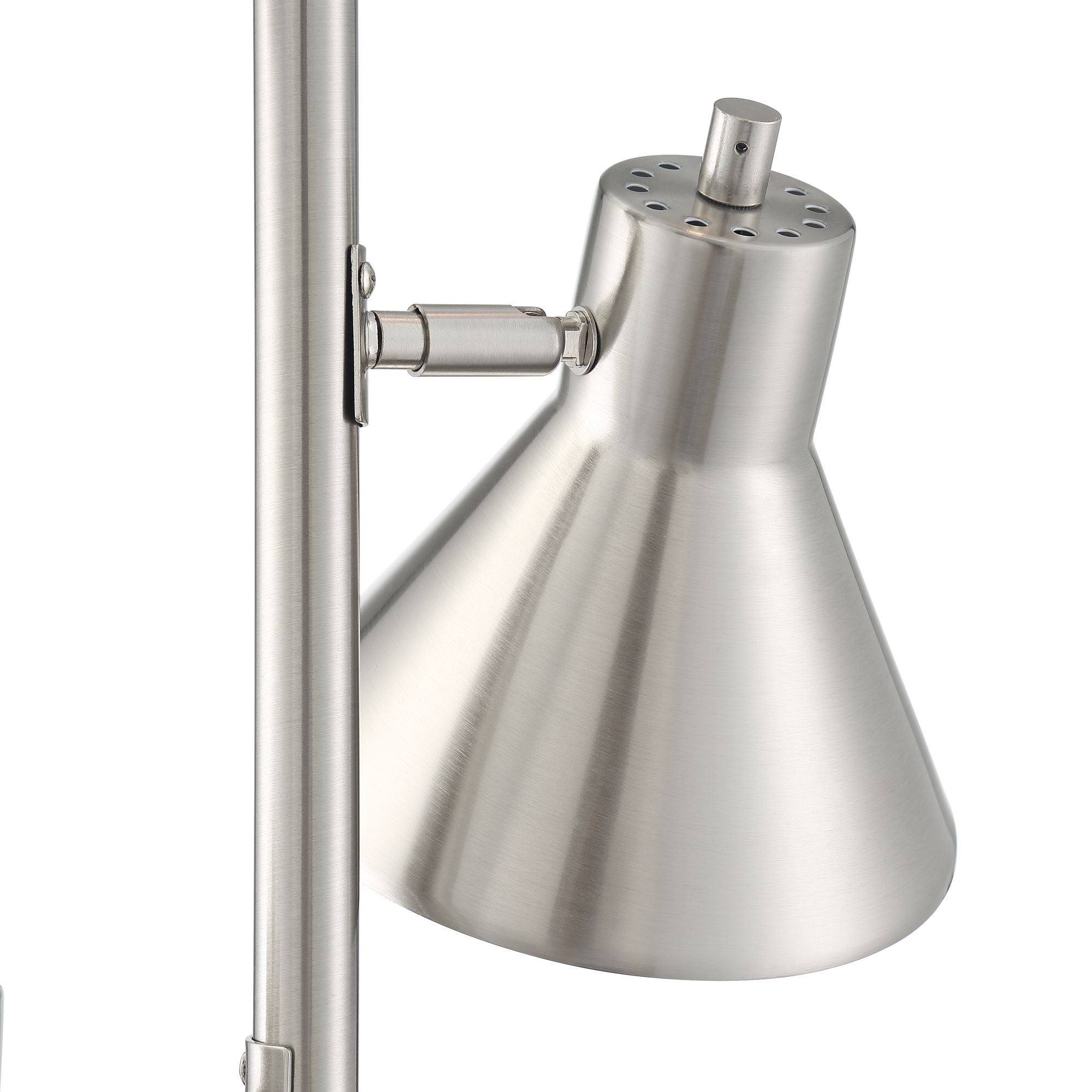 Image 5 Possini Euro Luken 70" Nickel Adjustable 5-Light Tree Floor Lamp more views