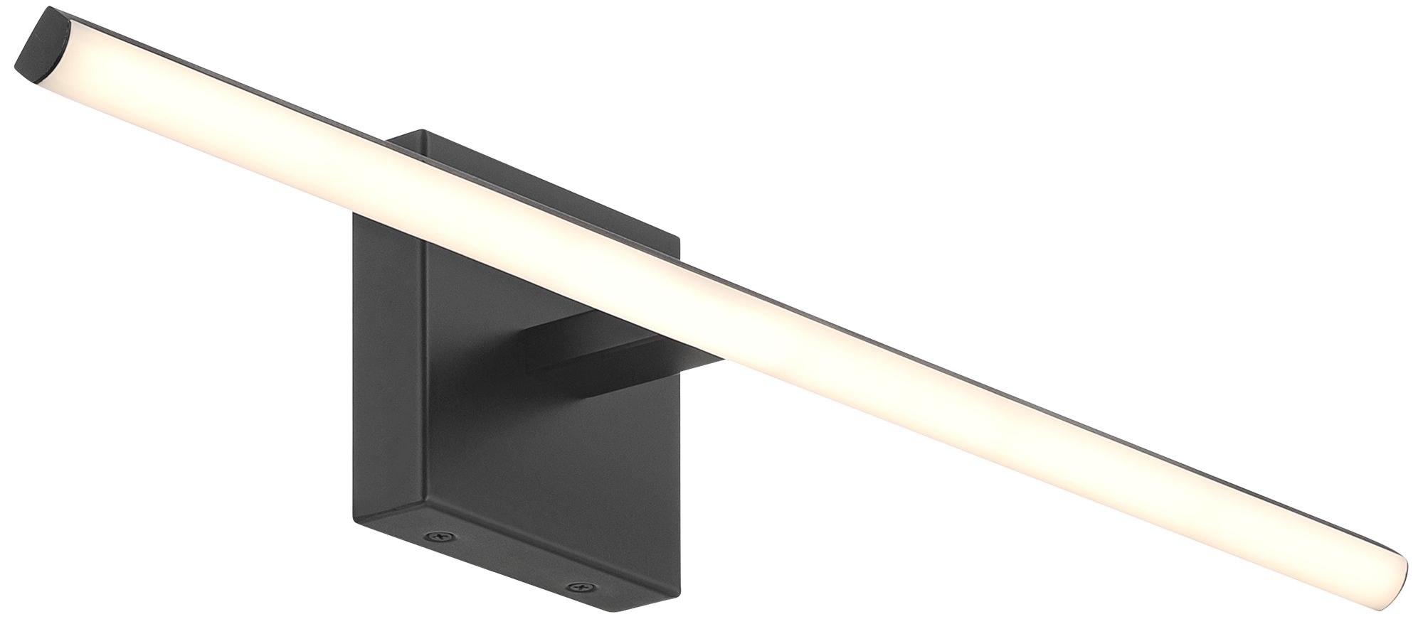 Image 7 Possini Euro Lula 24" Wide Black LED Bath Light more views