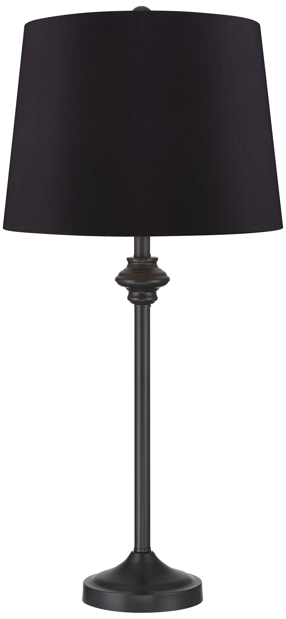 Image 6 Possini Euro Lynn 26" High Bronze Black Buffet Lamps Set of 2 more views