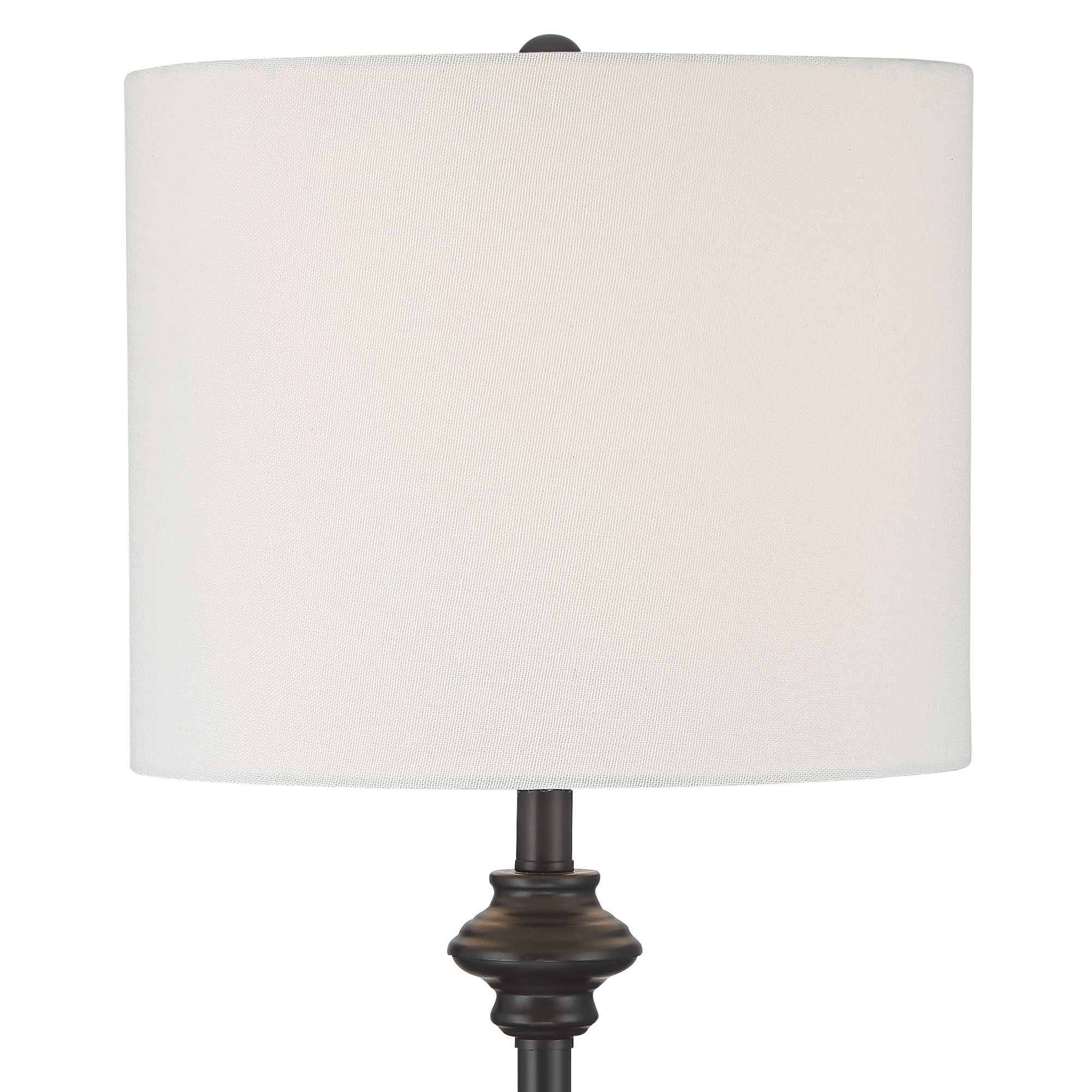Image 3 Possini Euro Lynn 27" Black Buffet Table Lamps with Acrylic Risers more views