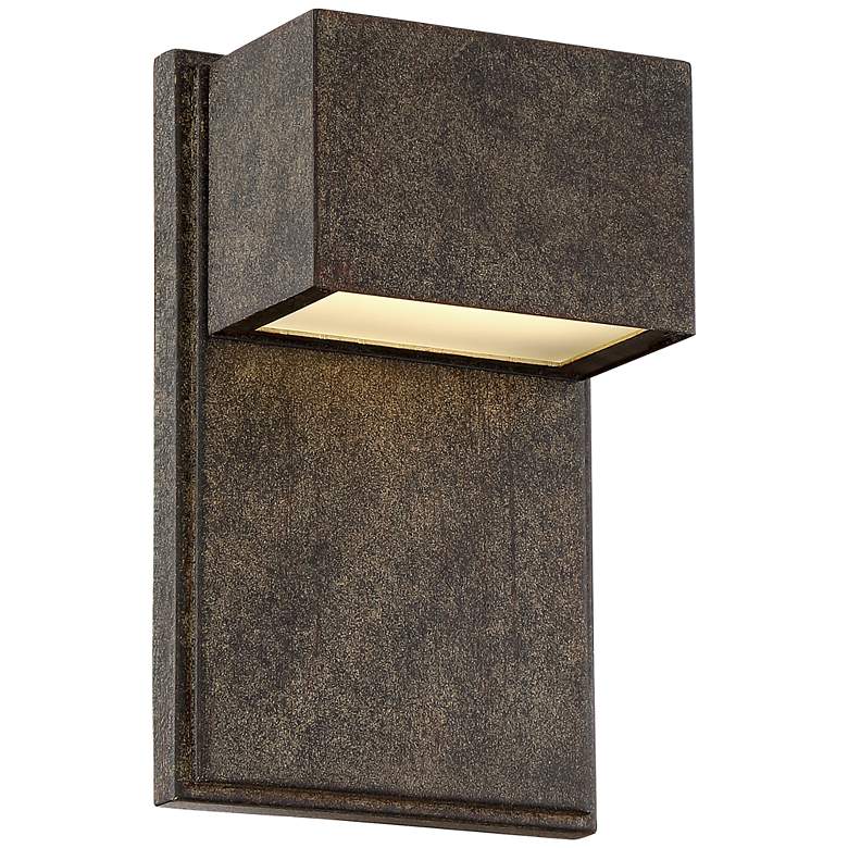 Image 2 Possini Euro Lyons 8 inch High Modern LED Downlight Outdoor Wall Light