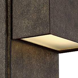 Image3 of Possini Euro Lyons 8" High Modern LED Downlight Outdoor Wall Light more views