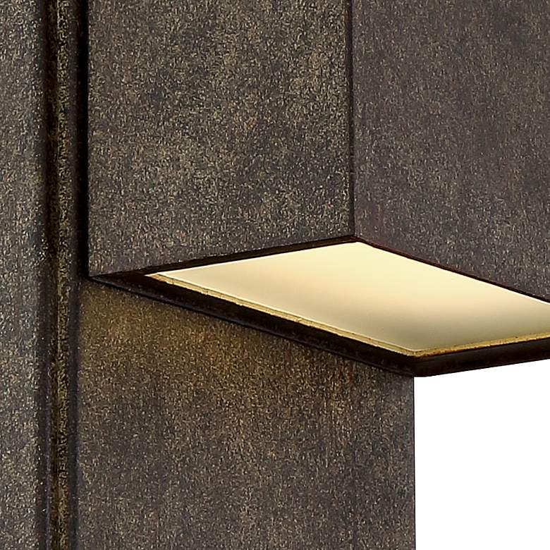 Image 3 Possini Euro Lyons 8" High Modern LED Downlight Outdoor Wall Light more views