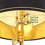 Possini Euro Lyrical 32 1/4" Gold Ribbon Twist Modern Table Lamp