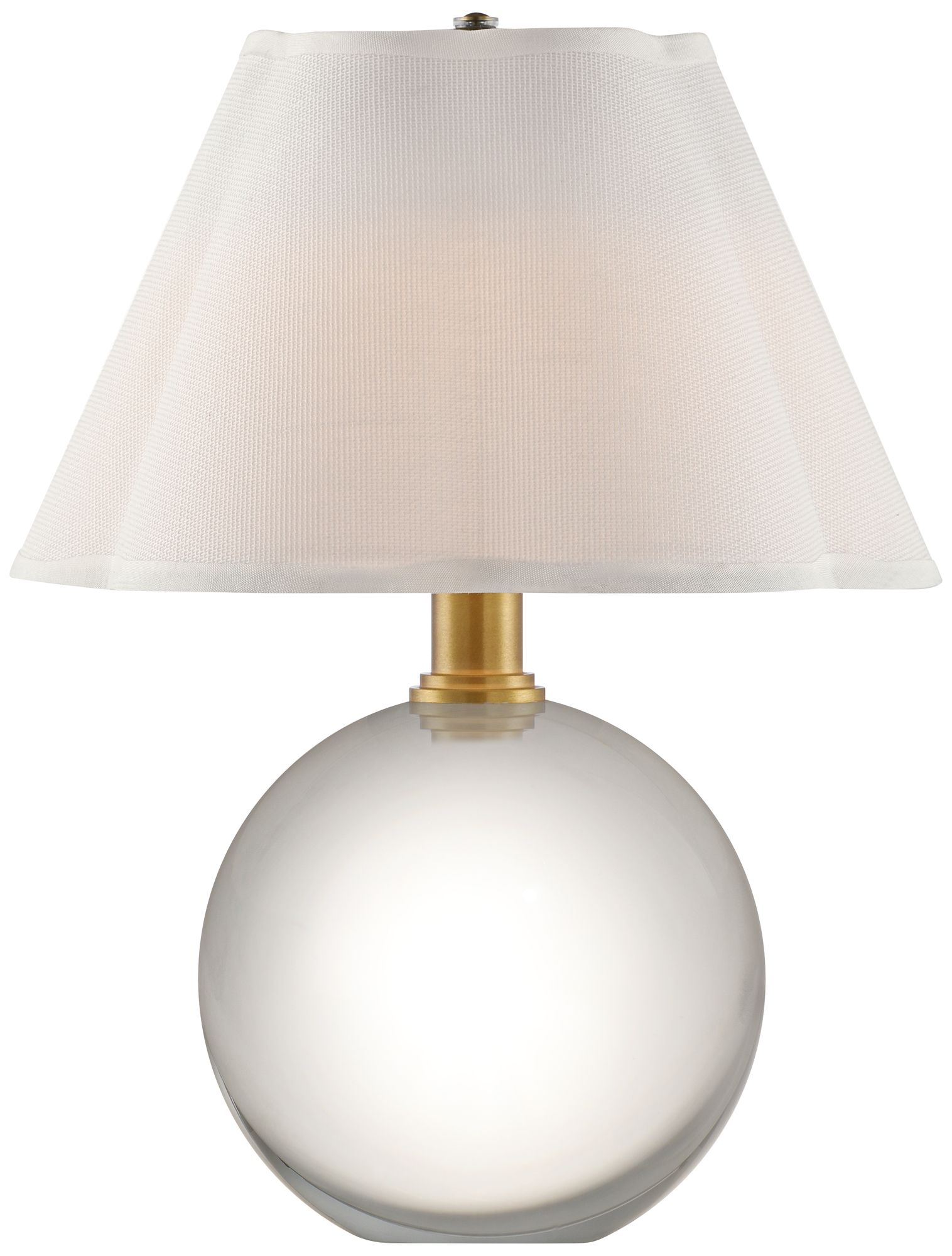 Possini Euro Maddie 10 1/4"H Clear Glass Battery Powered Accent Lamp