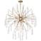 Possini Euro Madeleine 40" Wide Brass 14-Light Rain Modern Chandelier