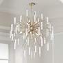 2_Possini Euro Madeleine 40" Wide Brass 14-Light Rain Modern Chandelier