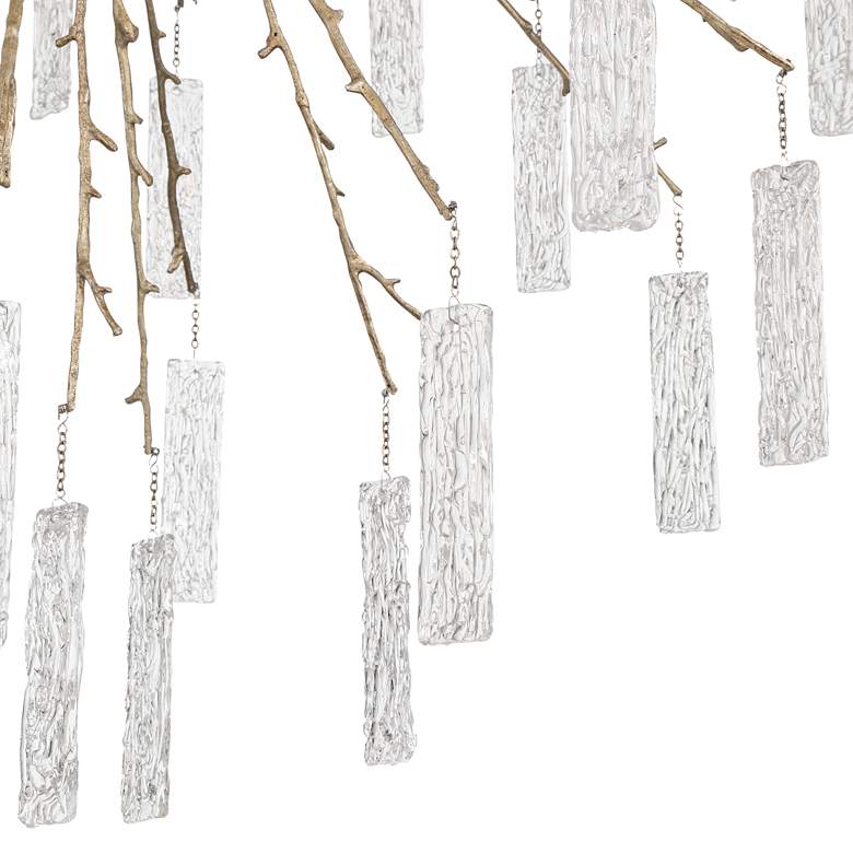 Image 3 Possini Euro Madeleine 40" Wide Brass 14-Light Rain Modern Chandelier more views