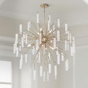Possini Euro Madeleine 40" Wide Brass 14-Light Rain Modern Chandelier