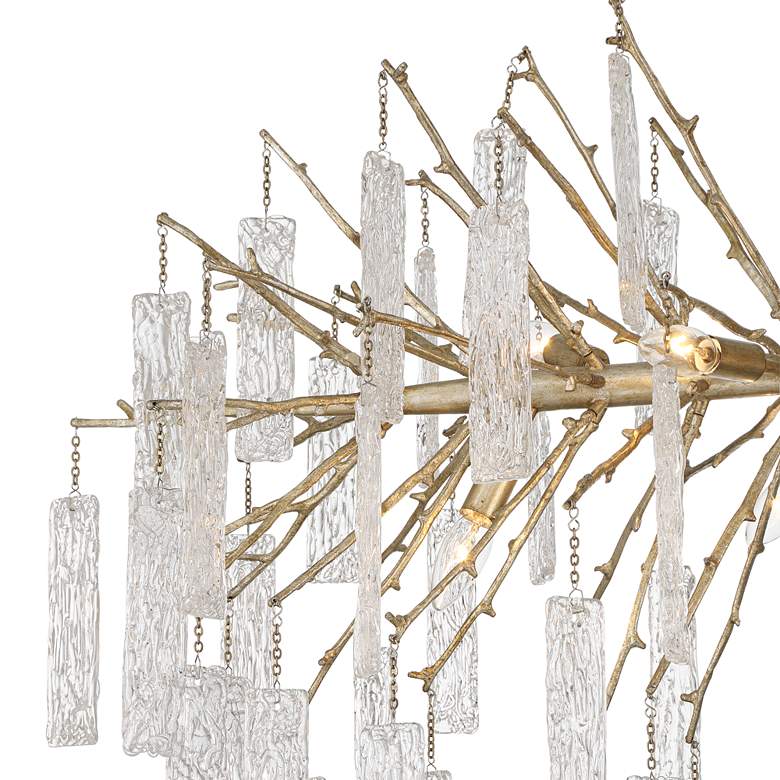 Image 6 Possini Euro Madeleine 56 1/2" Wide 10-Light Brass Rain Island Pendant more views