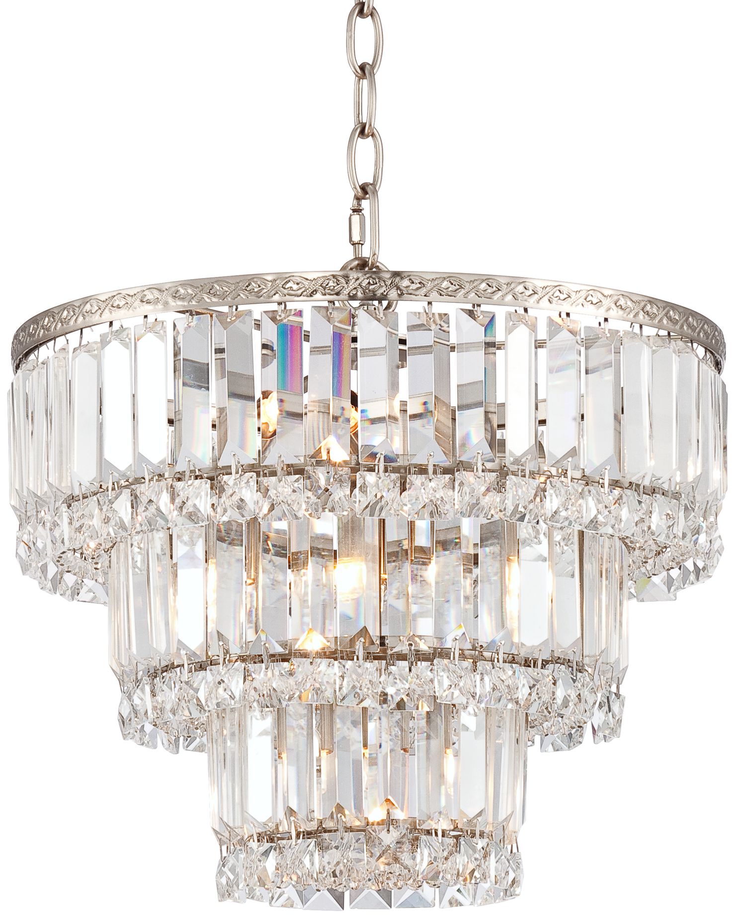 Image 3 Possini Euro Magnificence 14 1/4" Tiered Crystal Chandelier