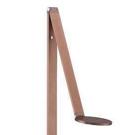 Image5 of Possini Euro Magnum Adjustable Height French Bronze Task LED Floor Lamp more views