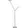 Possini Euro Magnum Aluminum LED Torchiere Floor Lamp