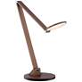 Possini Euro Magnum French Bronze Finish Adjustable LED Desk Lamp in scene