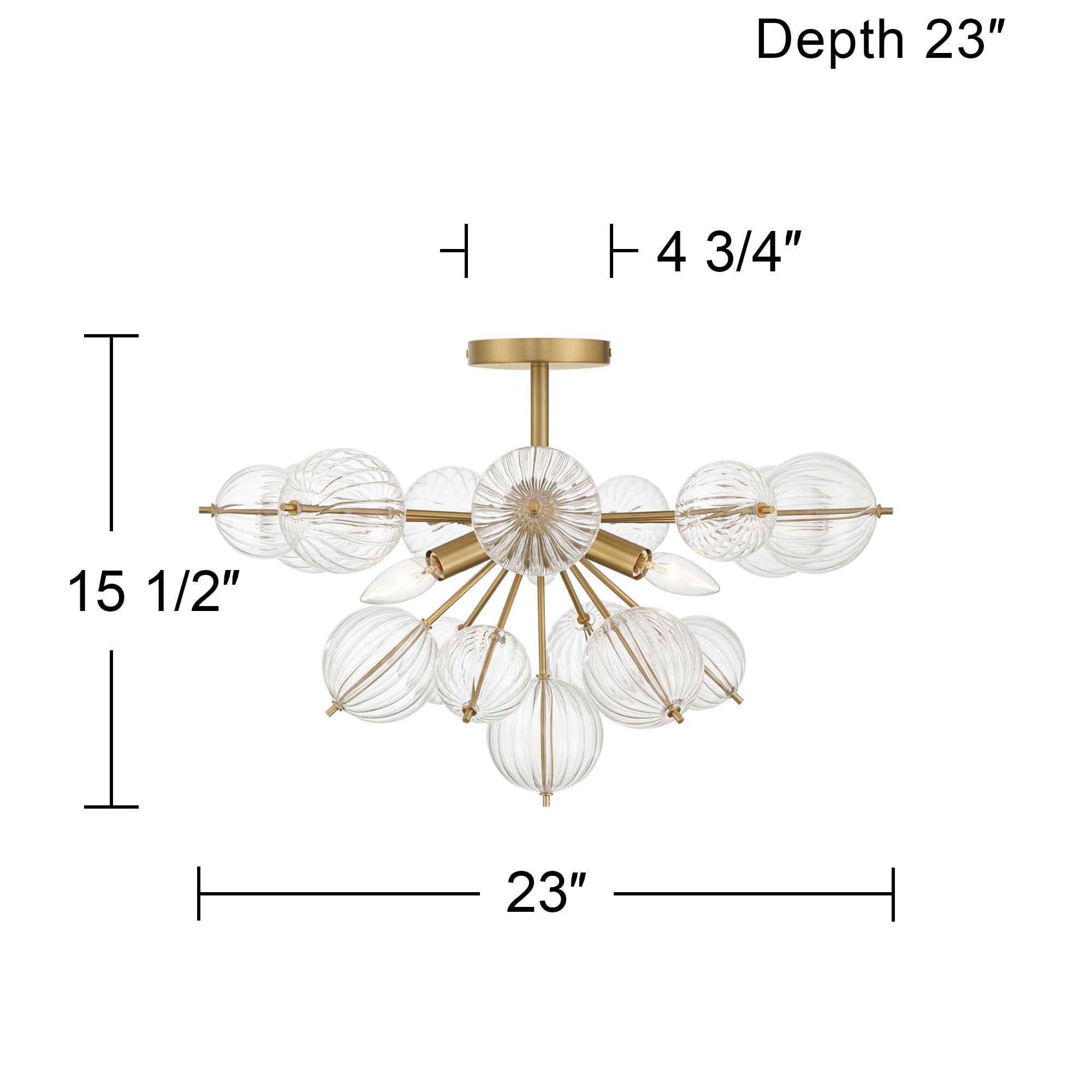 Watch A Video About the Possini Euro Magrania Gold Sputnik 3 Light Ceiling Light