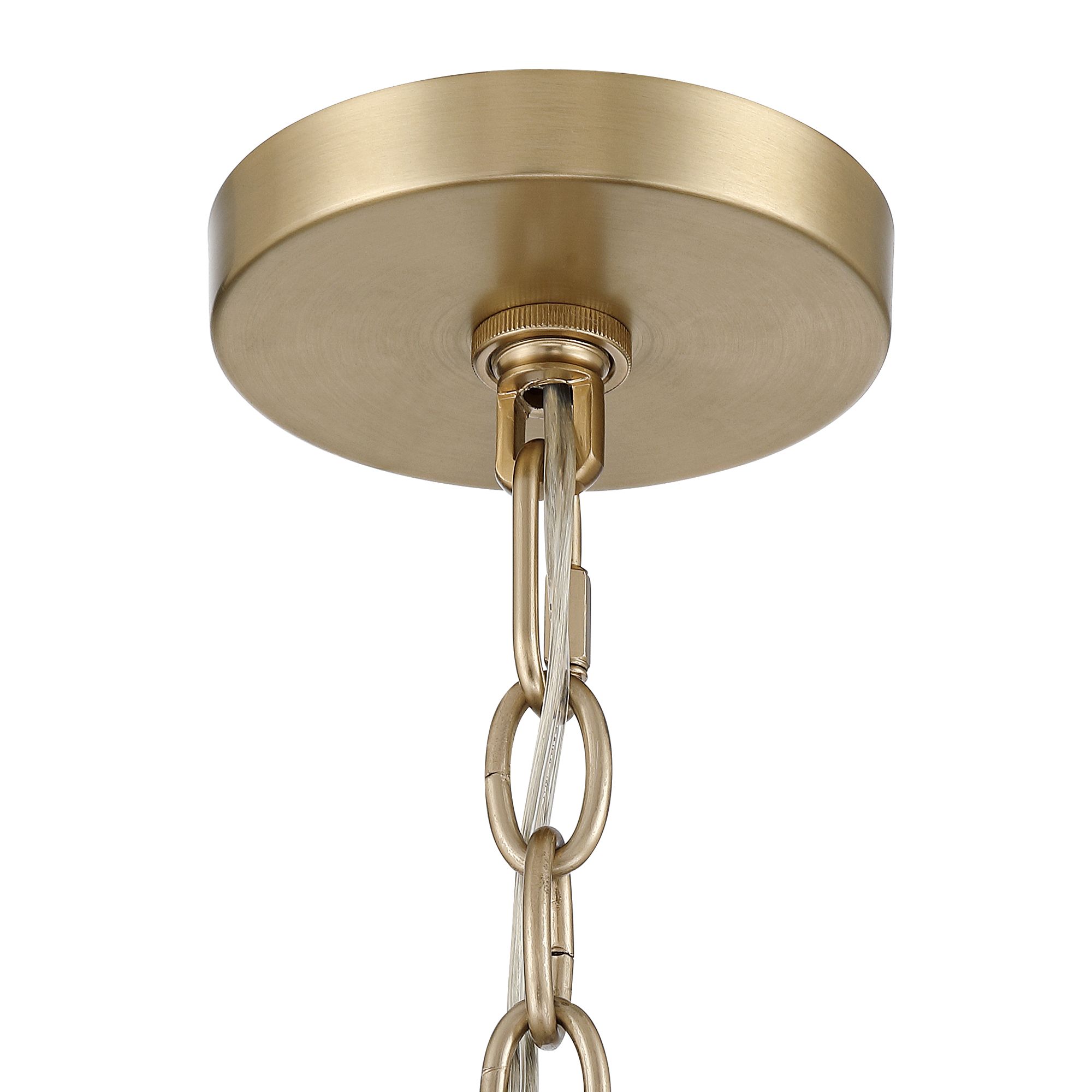 Image 7 Possini Euro Malacca 23 3/4" Wide Brass Rattan 4-Light Pendant Light more views