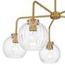 4_Possini Euro Mandy 30" Wide Plated Gold 5-Light Chandelier more views