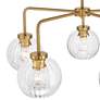 5_Possini Euro Mandy 30" Wide Plated Gold 5-Light Chandelier more views