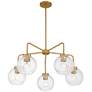 Watch A Video About the Possini Euro Mandy 30 Wide Plated Gold 5 Light Chandelier