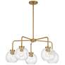 Watch A Video About the Possini Euro Mandy 30 Wide Plated Gold 5 Light Chandelier