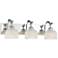 Possini Euro Mani 23 1/2"W Chrome 3-Light Bath Light