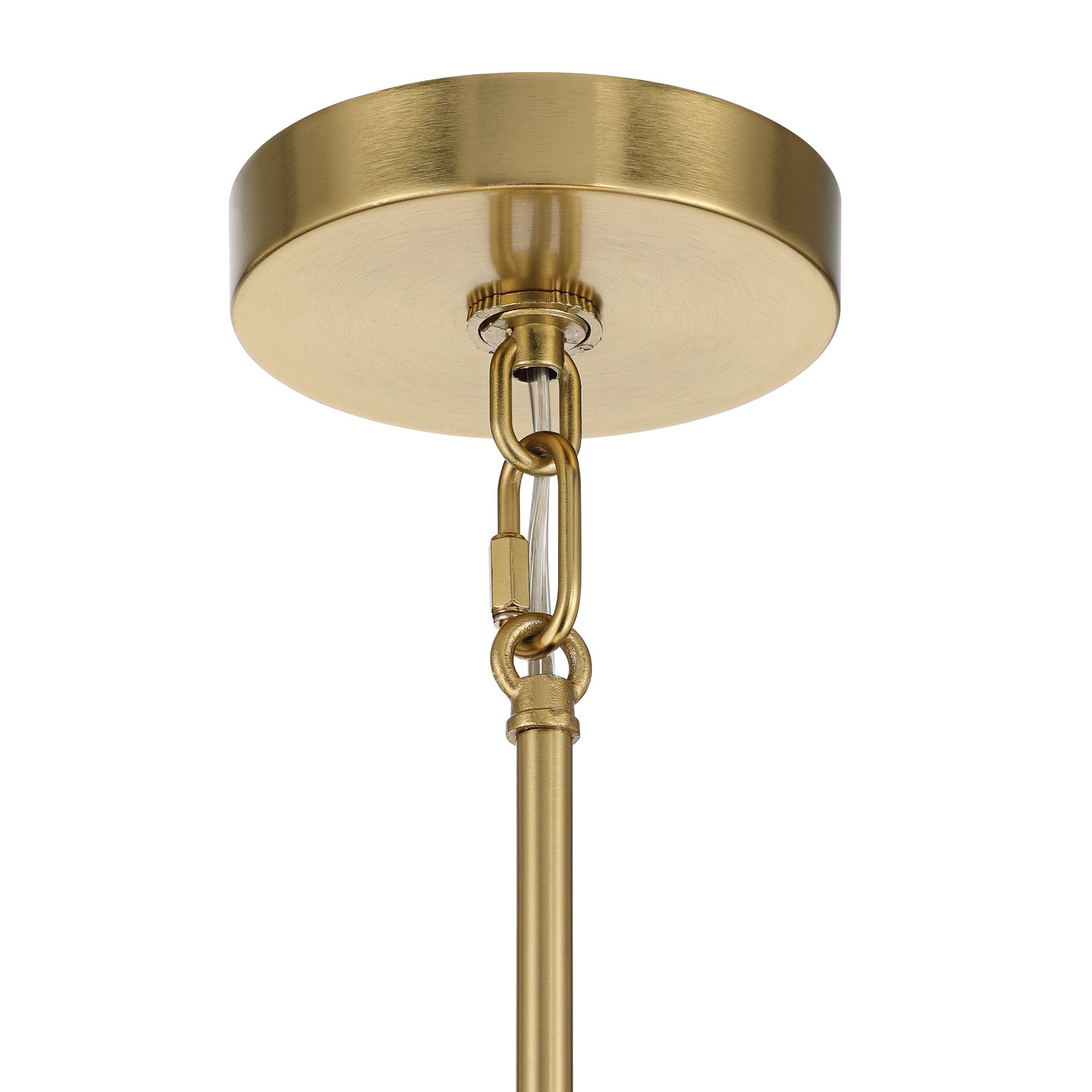 Image 6 Possini Euro Manila 22" Wide Abaca Rope Brass 4-Light Pendant Light more views