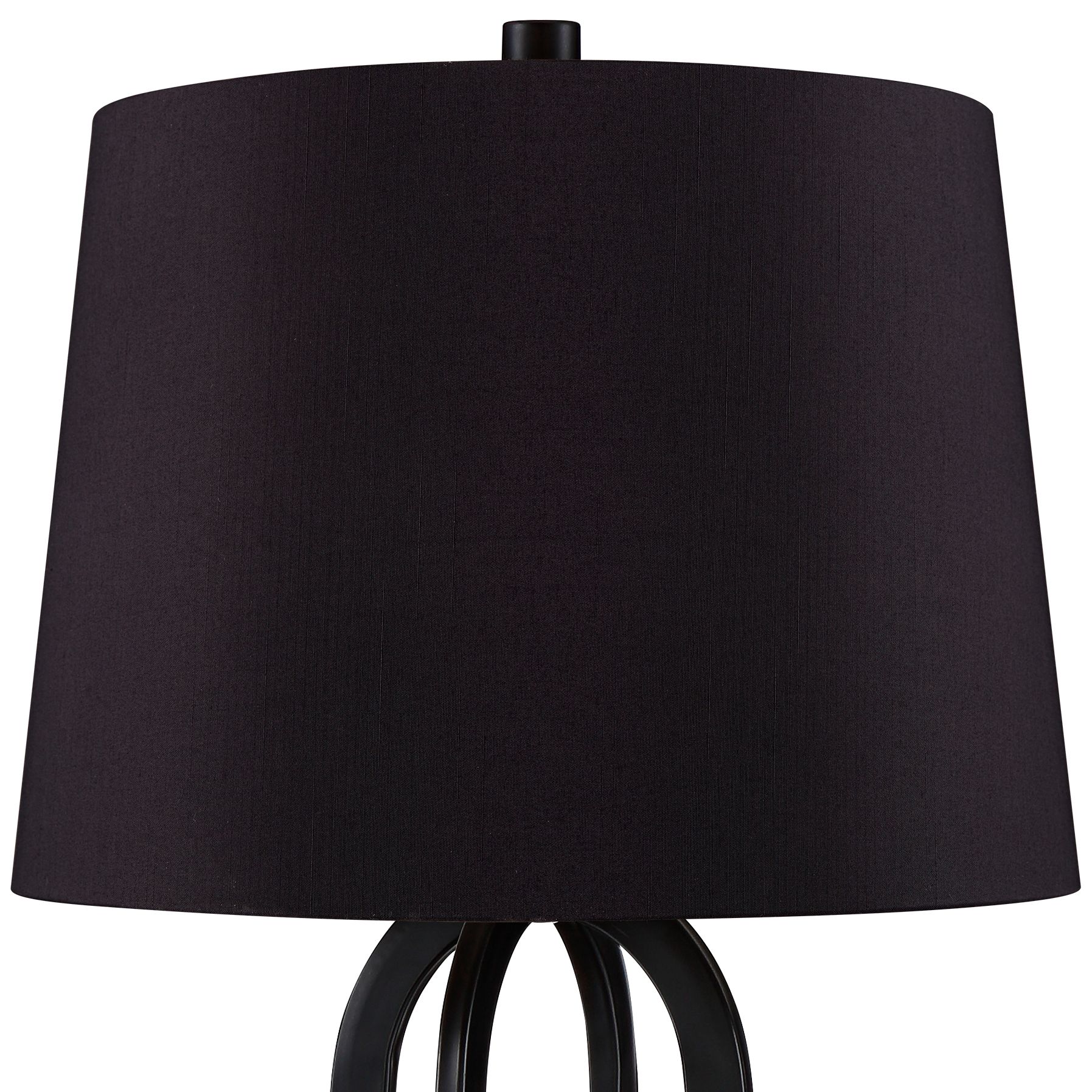 Image 5 Possini Euro Marcel 24 1/4" Black LED USB Night Light Lamps Set of 2 more views