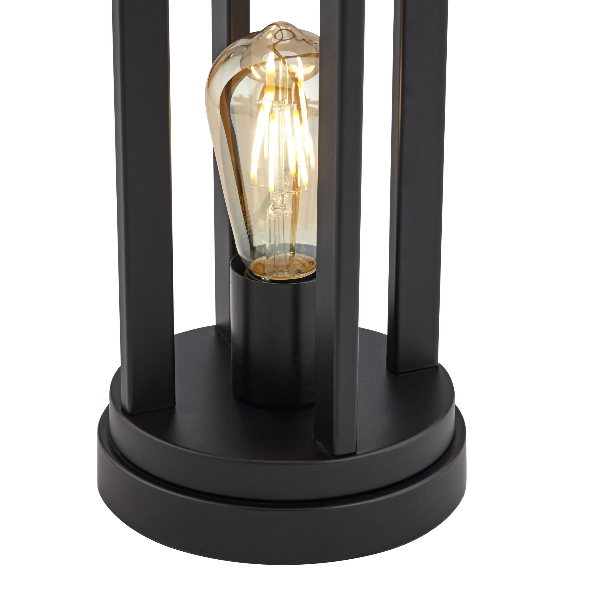 Watch A Video About the Marcel Black Finish Burlap Linen Shade LED USB Table Lamps Set of 2