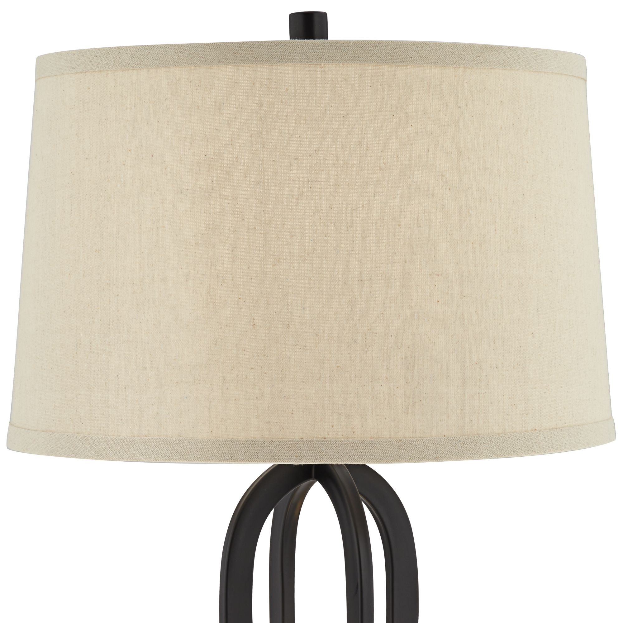 Image 3 Possini Euro Marcel 24 1/4" USB Night Light Lamps with Acrylic Risers more views