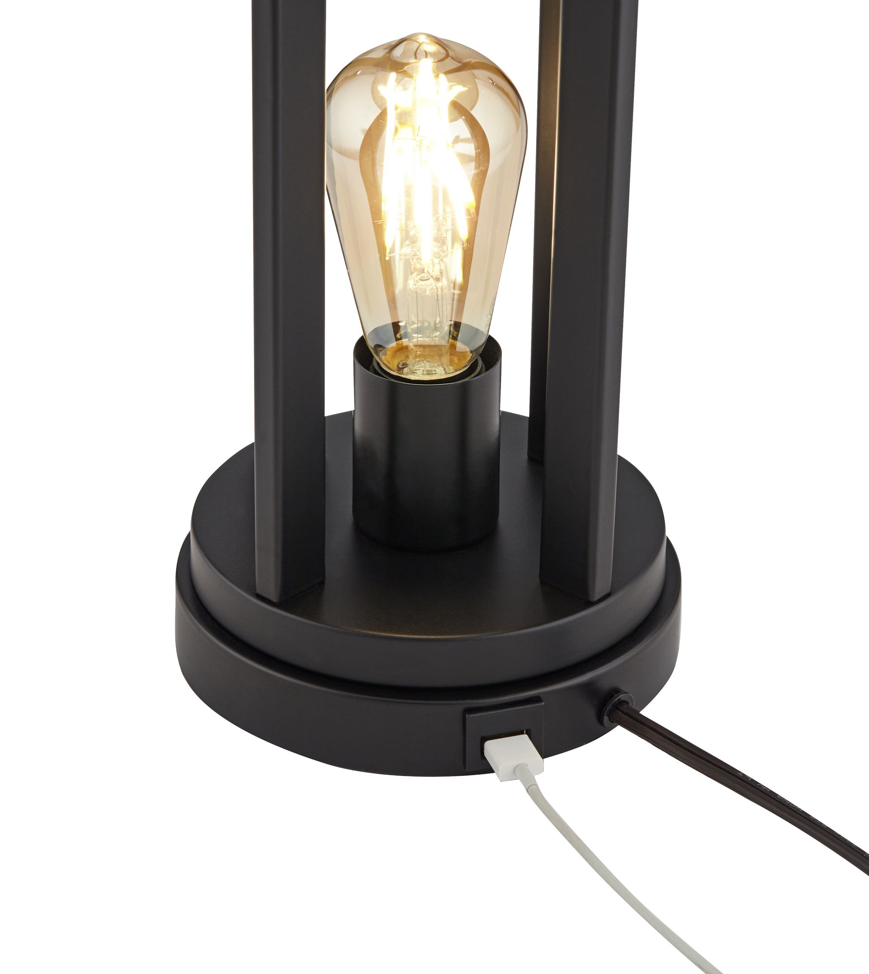 Image 7 Possini Euro Marcel 24 1/4" USB Night Light Lamps with Acrylic Risers more views