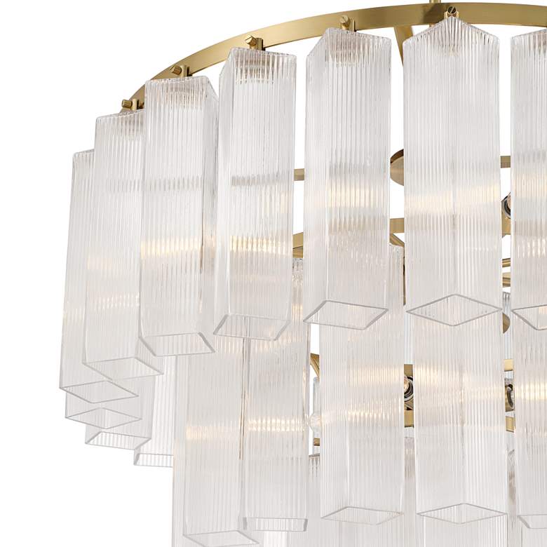 Image 4 Possini Euro Marcie 31" Wide Soft Gold 3-Tier Chandelier more views