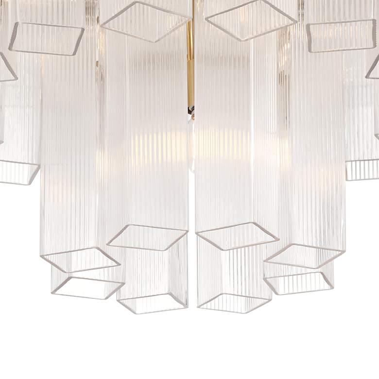 Image 5 Possini Euro Marcie 31" Wide Soft Gold 3-Tier Chandelier more views