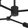 Possini Euro Marco 25" Black 6-Light Branching Sputnik Ceiling Light