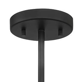 Image5 of Possini Euro Marco 25" Black 6-Light Branching Sputnik Ceiling Light more views