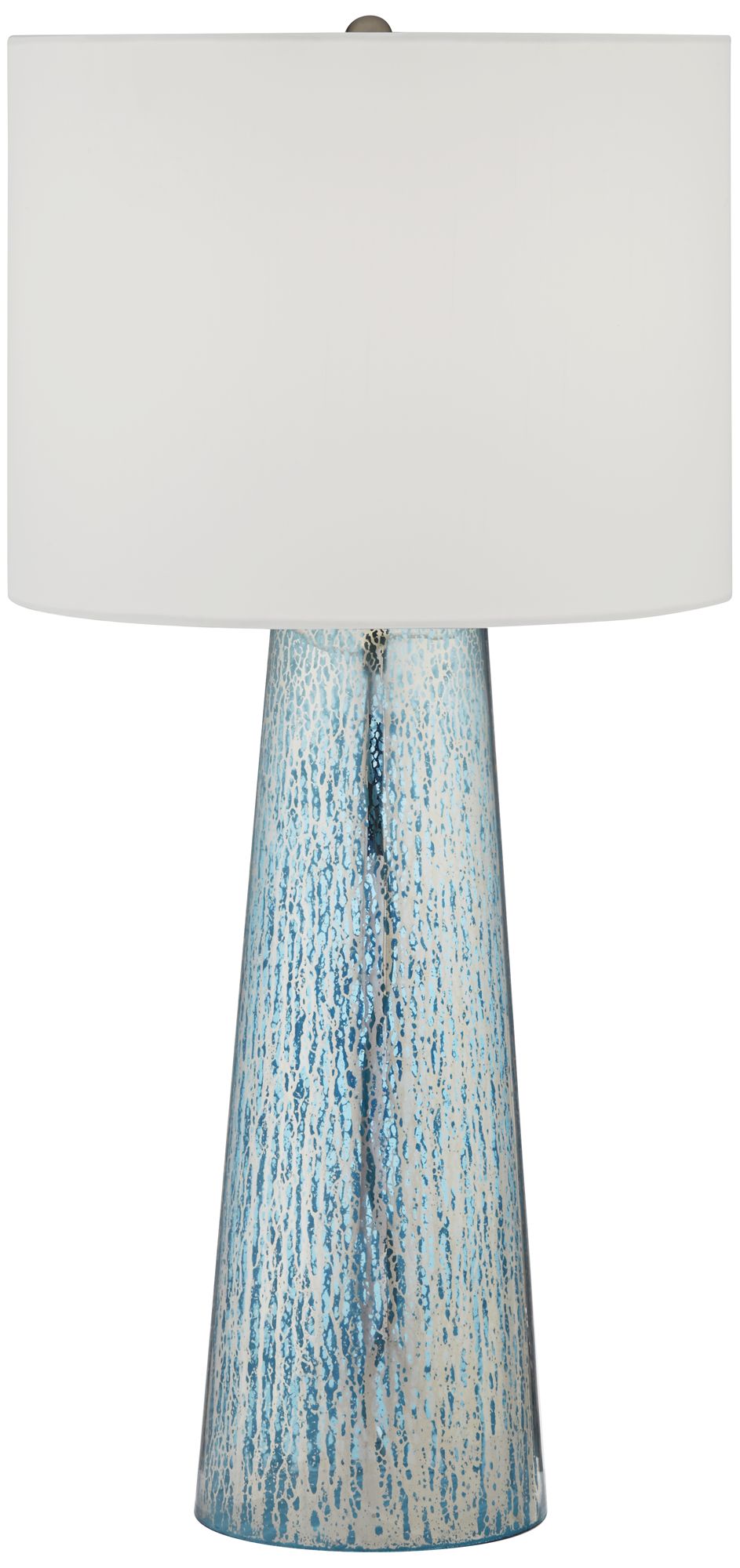 Image 2 Possini Euro Marcus 30" High Mercury Glass Tapered Column Table Lamp