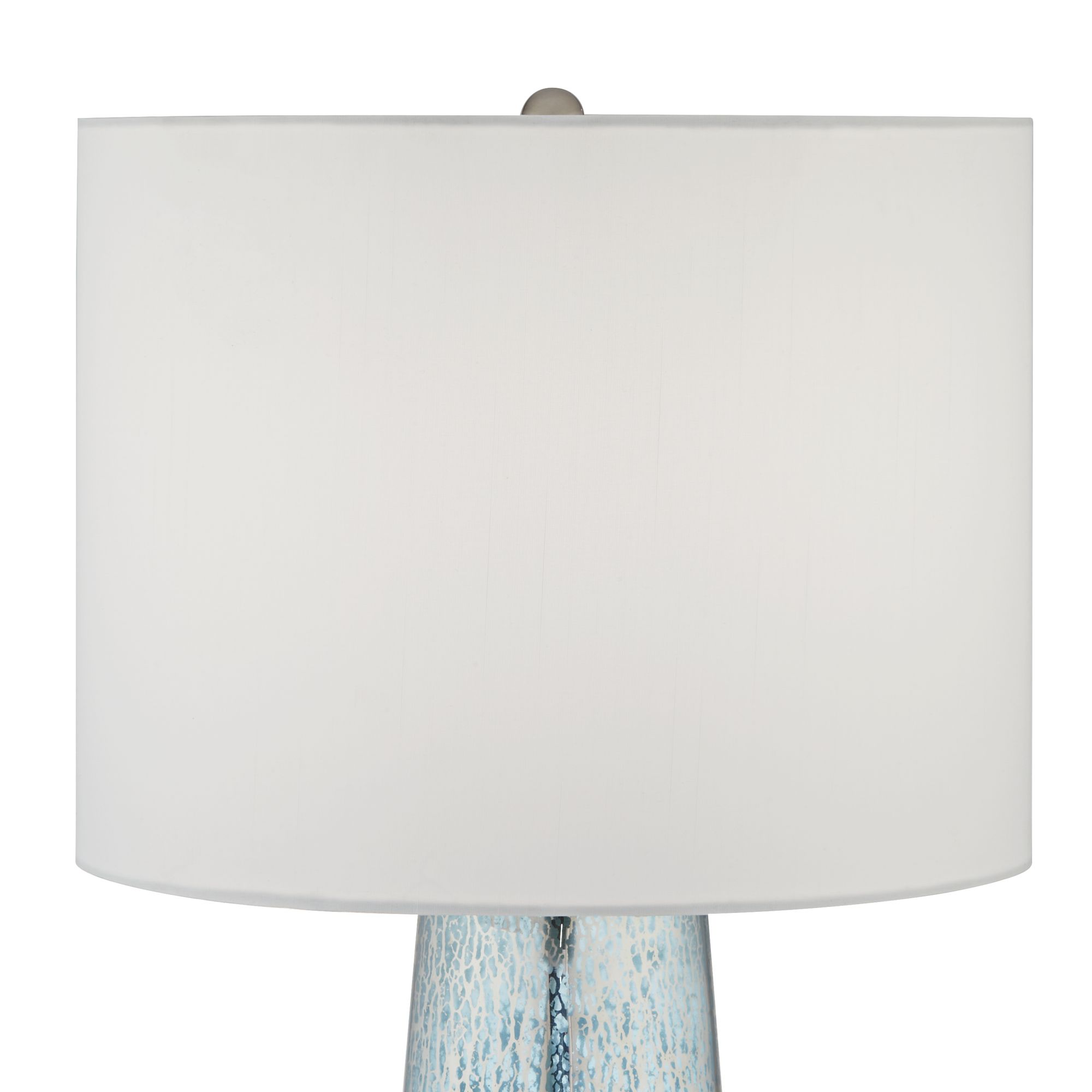 Image 4 Possini Euro Marcus 30" High Mercury Glass Tapered Column Table Lamp more views
