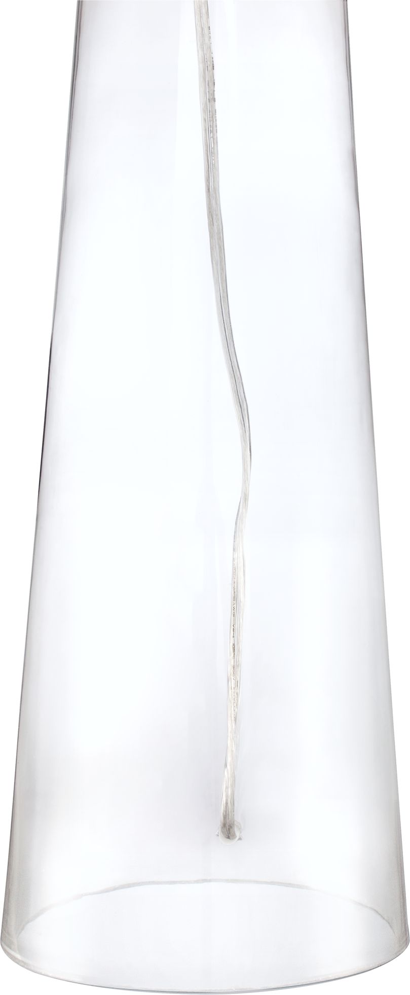 Image 4 Possini Euro Marcus 30" Modern Clear Glass Tapered Column Table Lamp more views
