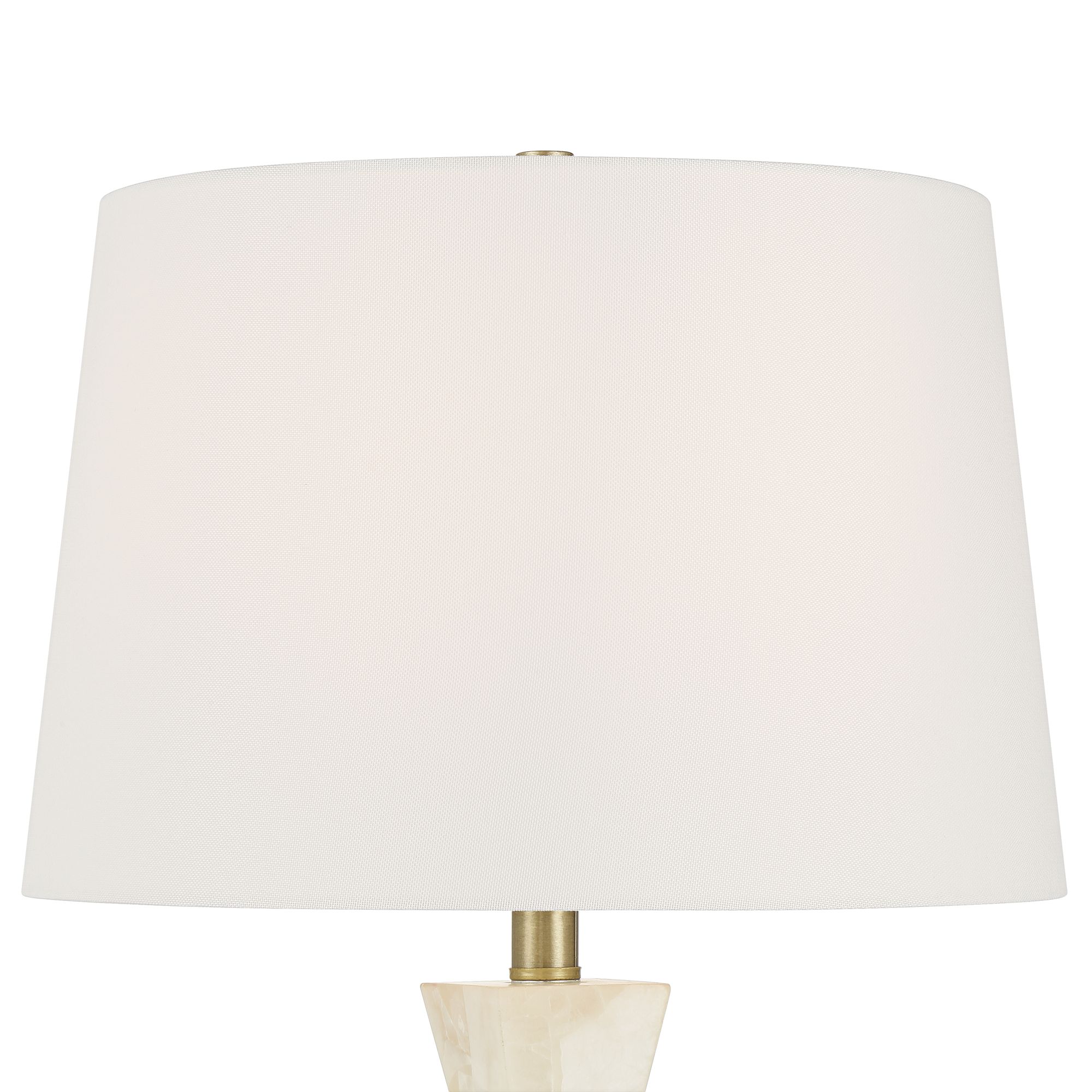 Image 3 Possini Euro Marcy 28" High Alabaster Table Lamp more views