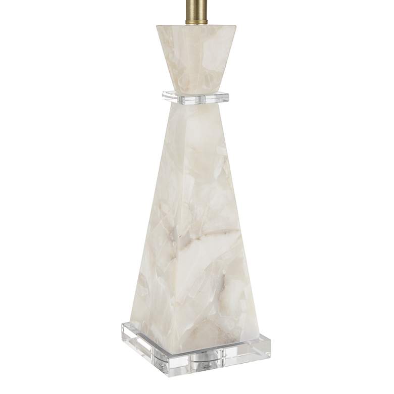 Image 6 Possini Euro Marcy 28" High Alabaster Table Lamp more views
